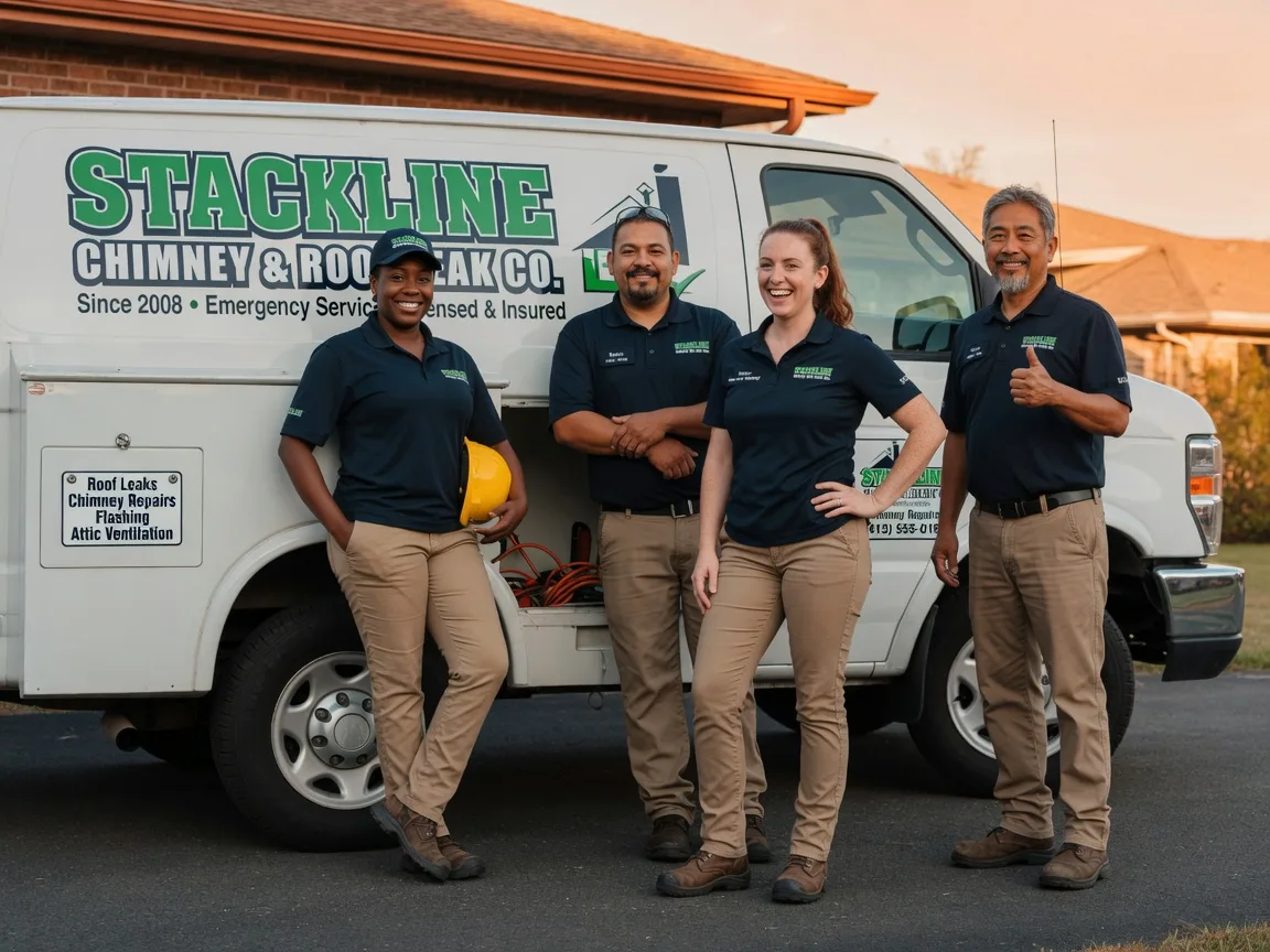 Chimney flashing repair company in Howard, OH